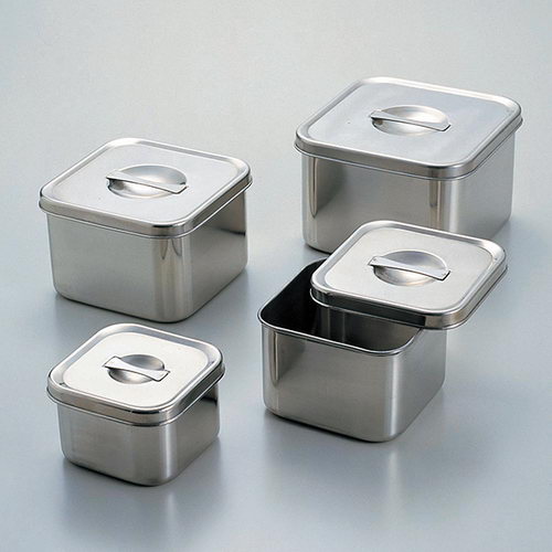 不锈钢方形桶 ステン角型ポット POT SUS
