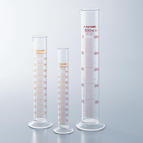 ASONE量筒 （高精度）メスシリンダー CYLINDER GLA