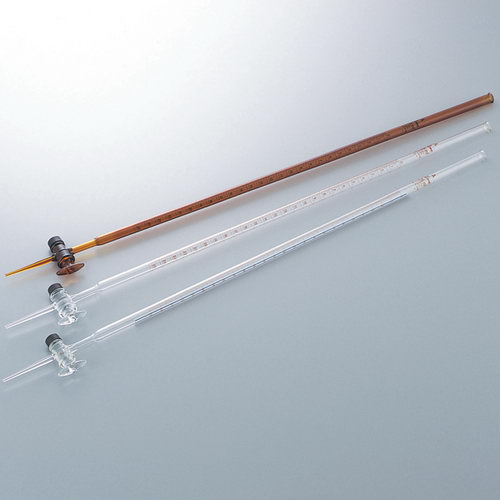 滴定管　白色 （带蓝线?玻璃阀）ビュレット